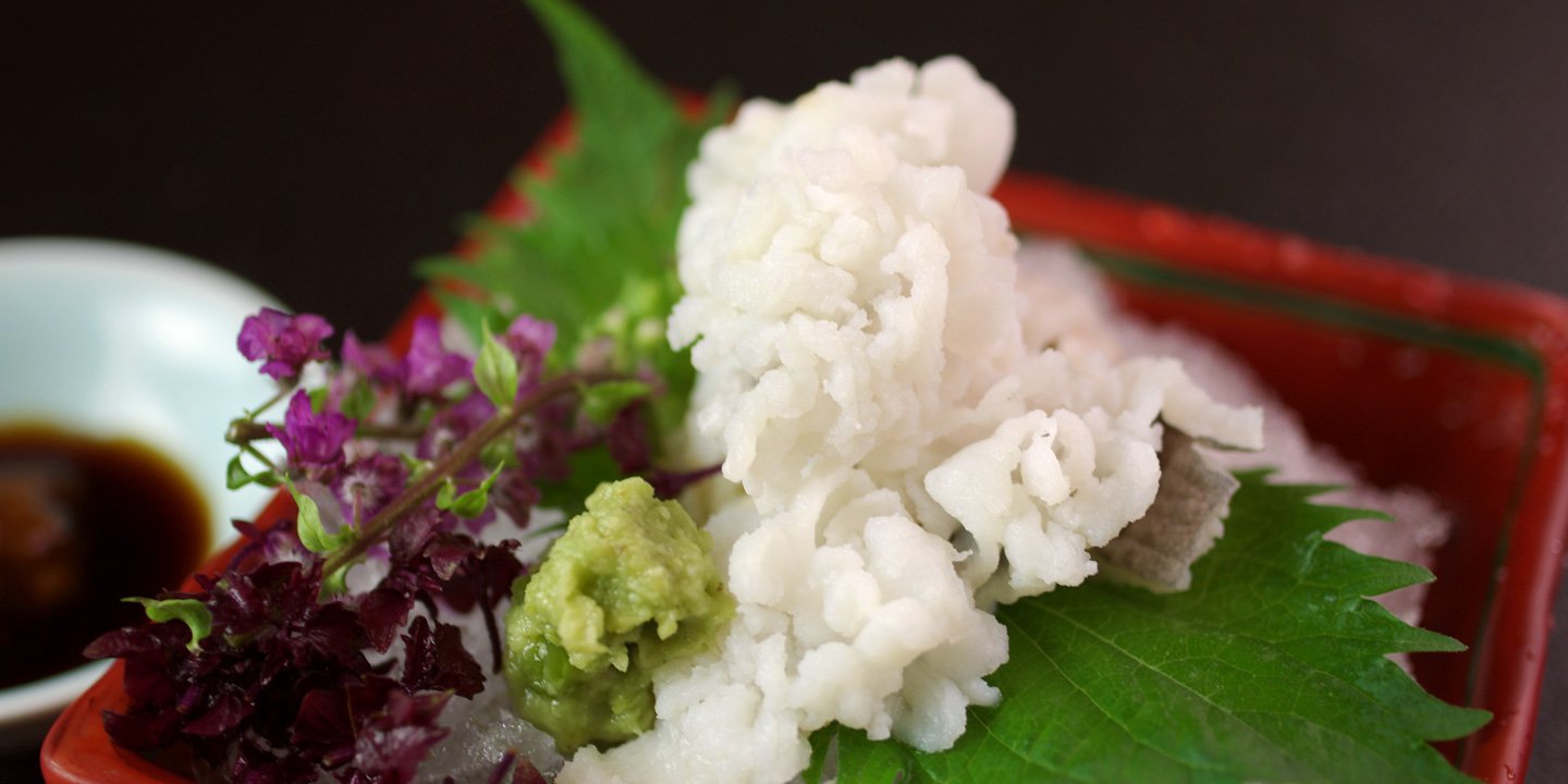 写真：京都嵐山・森嘉の辛子豆腐