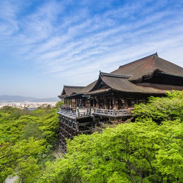 写真：夏の京都・清水寺