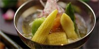 京都の野菜を使った小鉢を見る